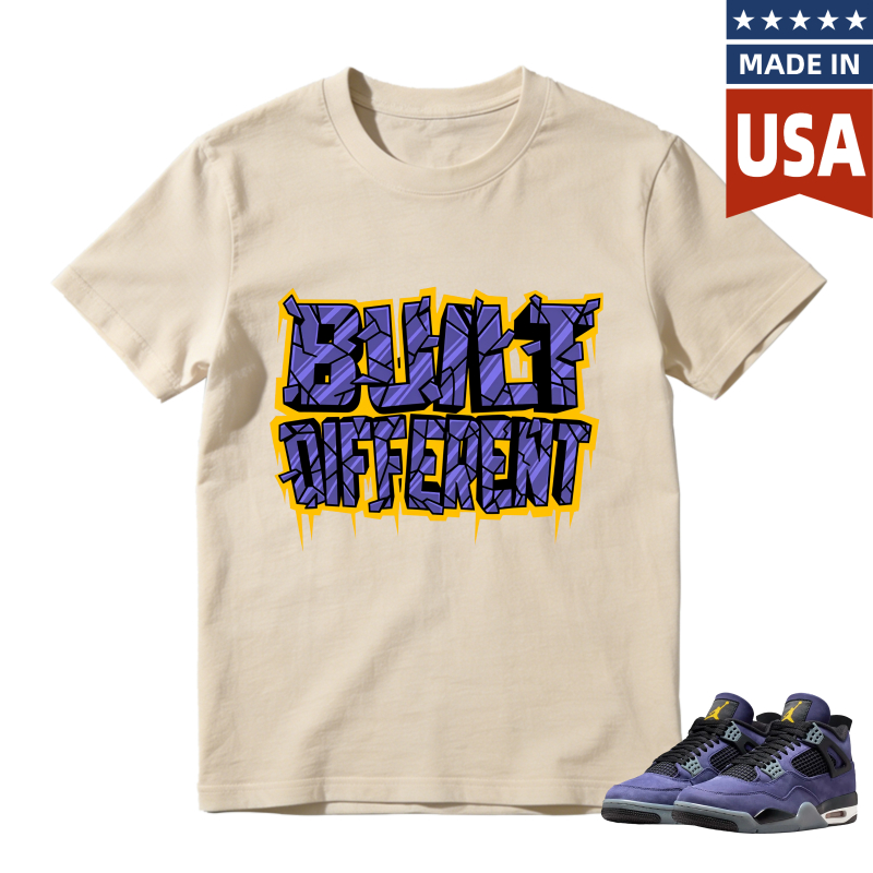 Bold Different Shirt To Match Jordan 4 Lakers Imperial Purple Sneaker Match Shirt