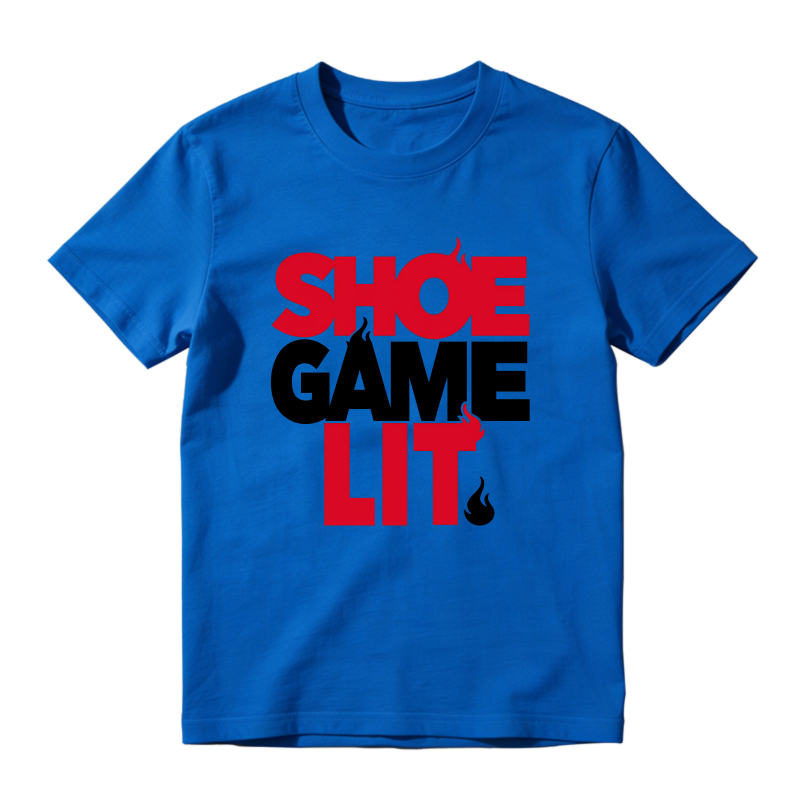 Shoe Game Lit Shirt To Match Air Jordan 13 Chicago Sneaker Match Shirt
