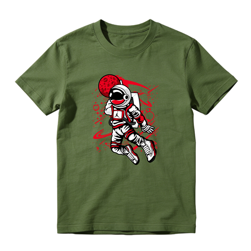 Astronaut With Red Planet And Space Elements Shirt To Match Air Jordan 13 Chicago - Sneaker Match Shirt