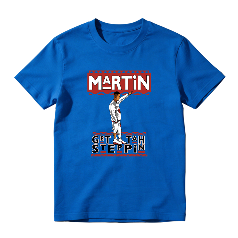 Martin Get Tah Steppin Shirt To Match Air Jordan 13 Chicago Sneaker Match Shirt