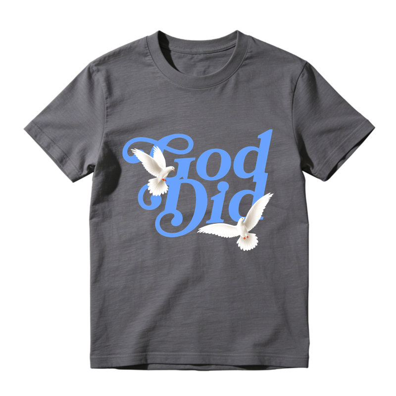 God Did With Doves Shirt To Match Jordan 14 Black And University Blue Sneaker Match Shirt