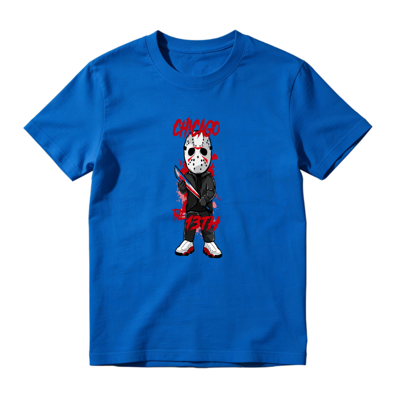 Chicago The 13th Hockey Mask Character Shirt To Match Air Jordan 13 Chicago - Sneaker Match Shirt