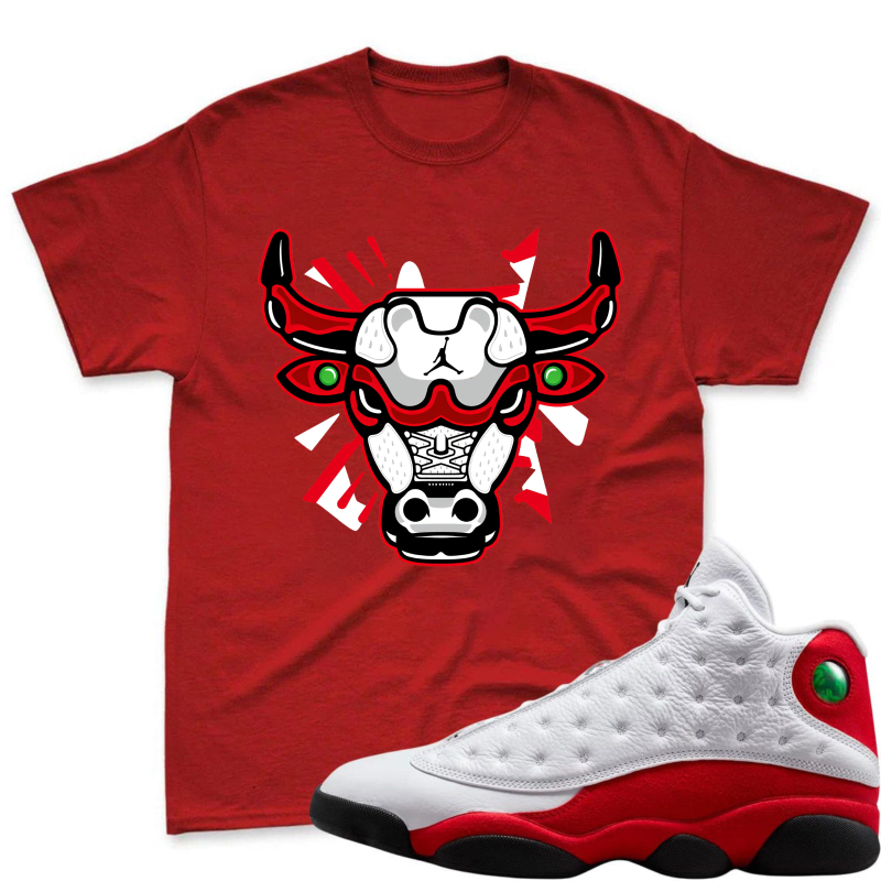 Chicago Bulls Logo Shirt To Match Air Jordan 13 Chicago Sneaker Match Shirt