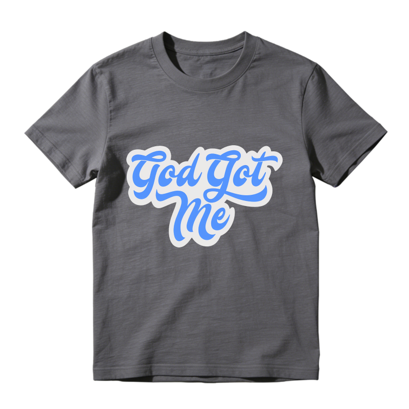 God Got Me Shirt To Match Jordan 14 Black And University Blue Sneaker Match Shirt