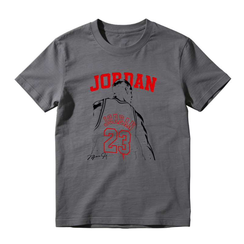 Jordan 23 Basketball Player Back View Shirt To Match Air Jordan 13 Chicago - Sneaker Match Shirt