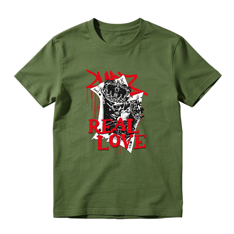 Crown And Real Love Graphic Shirt To Match Air Jordan 13 Chicago - Sneaker Match Shirt
