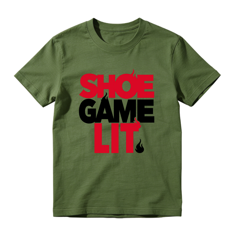 Shoe Game Lit Shirt To Match Air Jordan 13 Chicago Sneaker Match Shirt