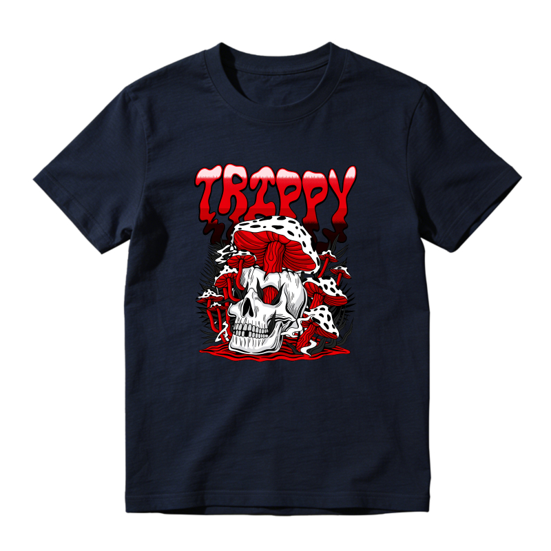 Skull With Red Bow And Trippy Text Shirt To Match Air Jordan 13 Chicago - Sneaker Match Shirt