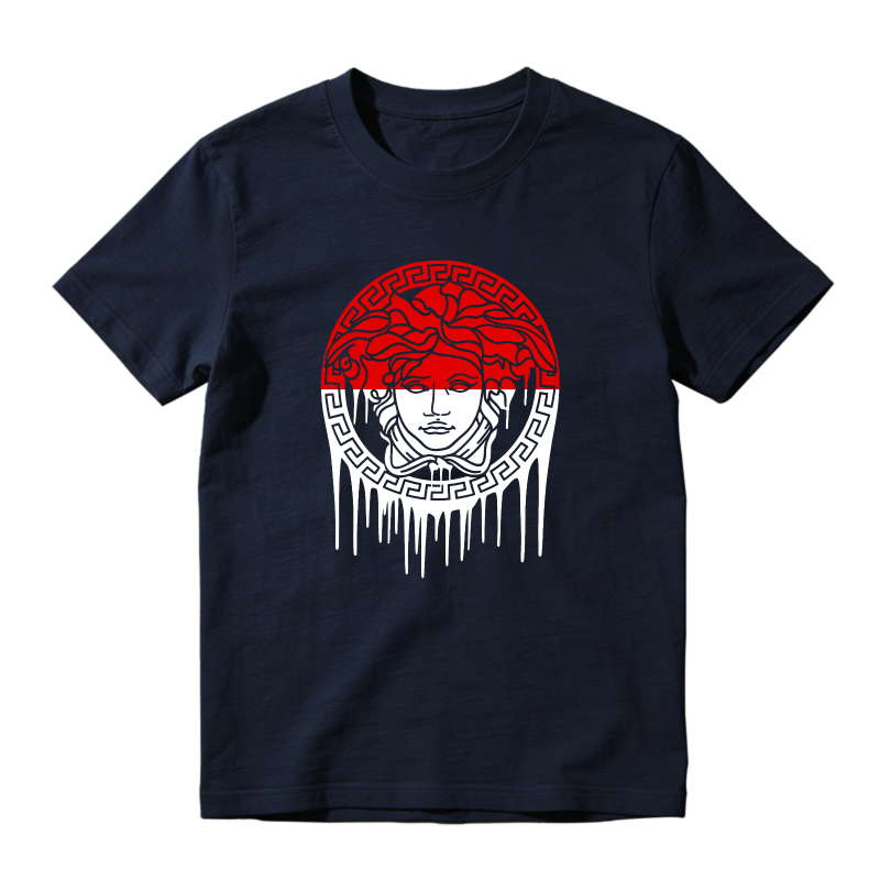 Medusa Head With Greek Pattern And Dripping Effect Shirt To Match Air Jordan 13 Chicago - Sneaker Match Shirt