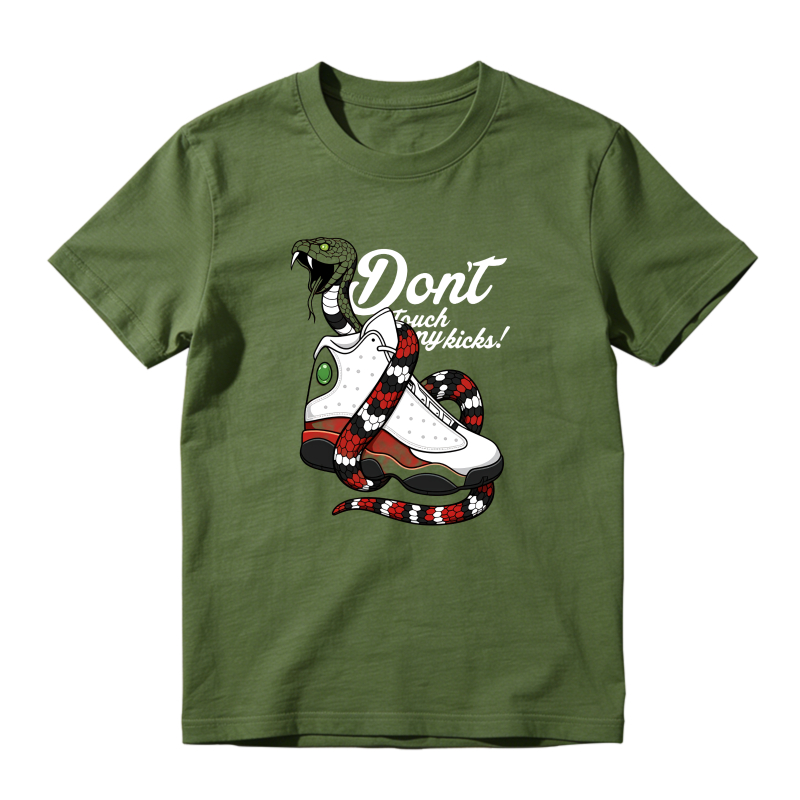 Snake And Sneaker Design Shirt To Match Air Jordan 13 Chicago - Sneaker Match Shirt