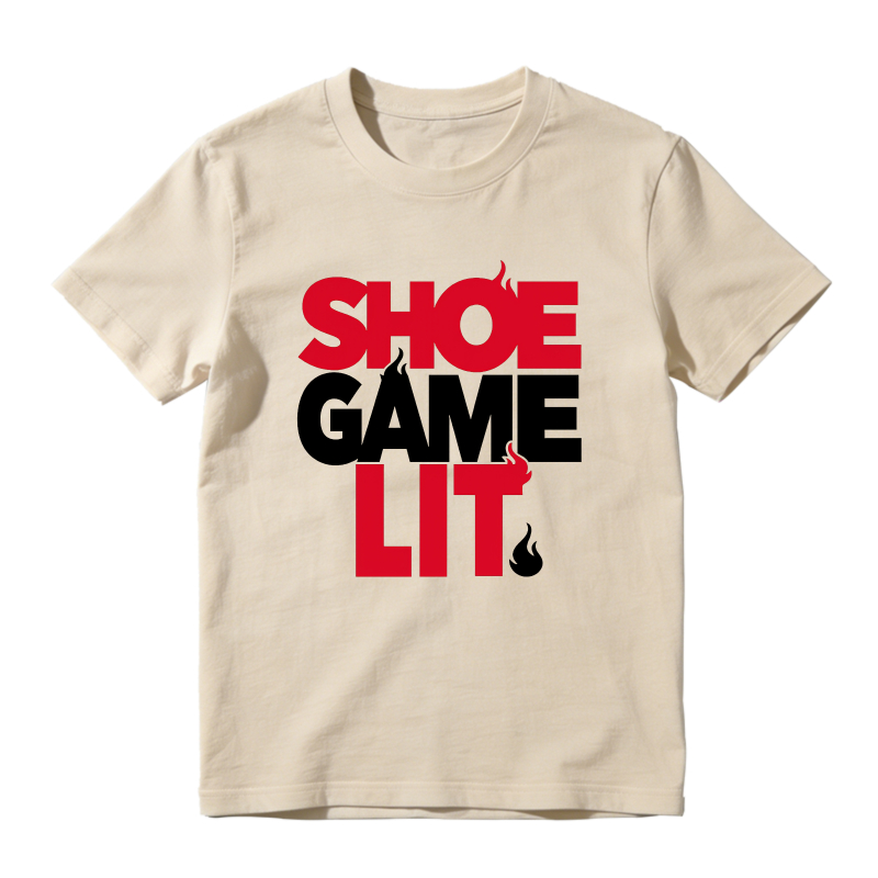 Shoe Game Lit Shirt To Match Air Jordan 13 Chicago Sneaker Match Shirt