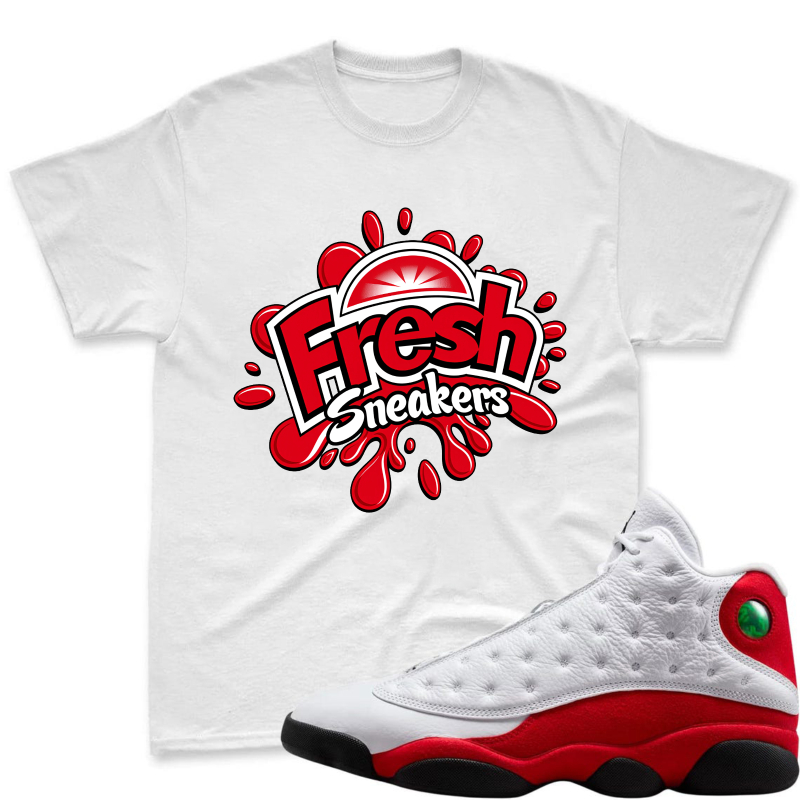 Fresh Sneakers Logo Shirt To Match Air Jordan 13 Chicago - Sneaker Match Shirt