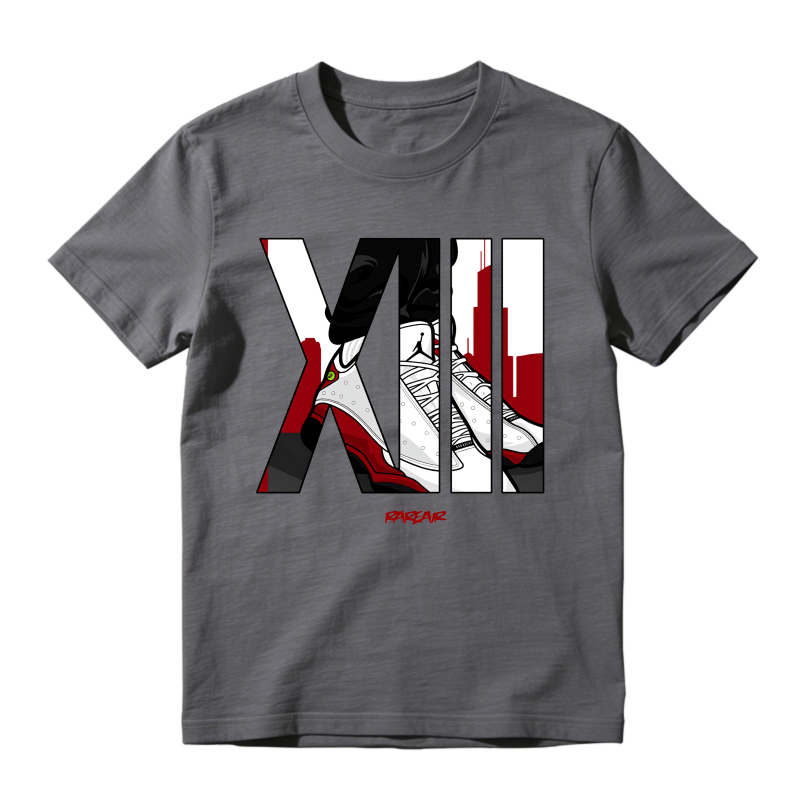 Xiii Air Jordan 13 Chicago Sneaker Design Shirt To Match Air Jordan 13 Chicago - Sneaker Match Shirt