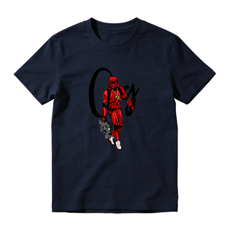 Red Robot With Boombox And Cj Logo Shirt To Match Air Jordan 13 Chicago - Sneaker Match Shirt