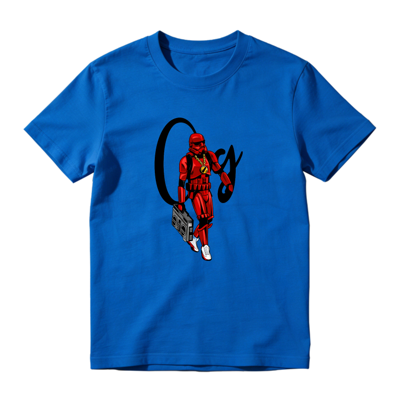 Red Robot With Boombox And Cj Logo Shirt To Match Air Jordan 13 Chicago - Sneaker Match Shirt