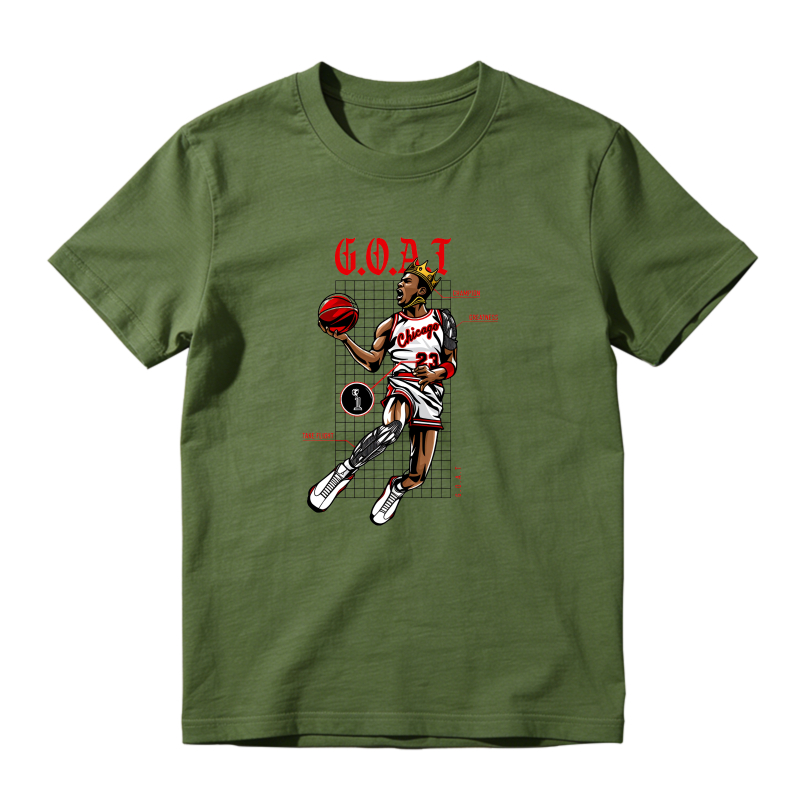 Michael Jordan G.O.A.T Basketball Player Shirt To Match Air Jordan 13 Chicago - Sneaker Match Shirt