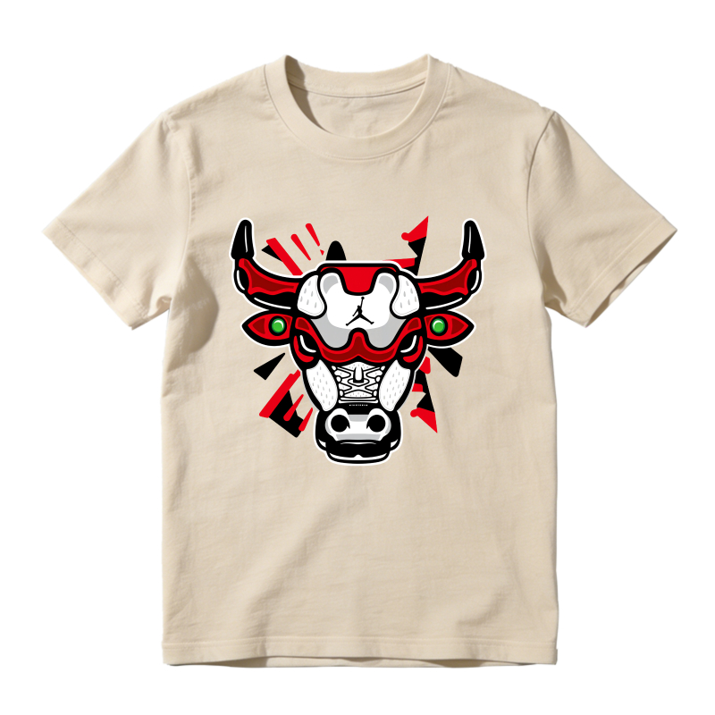 Bulls Logo With Red And Black Accents Shirt To Match Air Jordan 13 Chicago - Sneaker Match Shirt