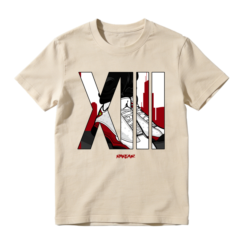 Xiii Air Jordan 13 Chicago Sneaker Design Shirt To Match Air Jordan 13 Chicago - Sneaker Match Shirt