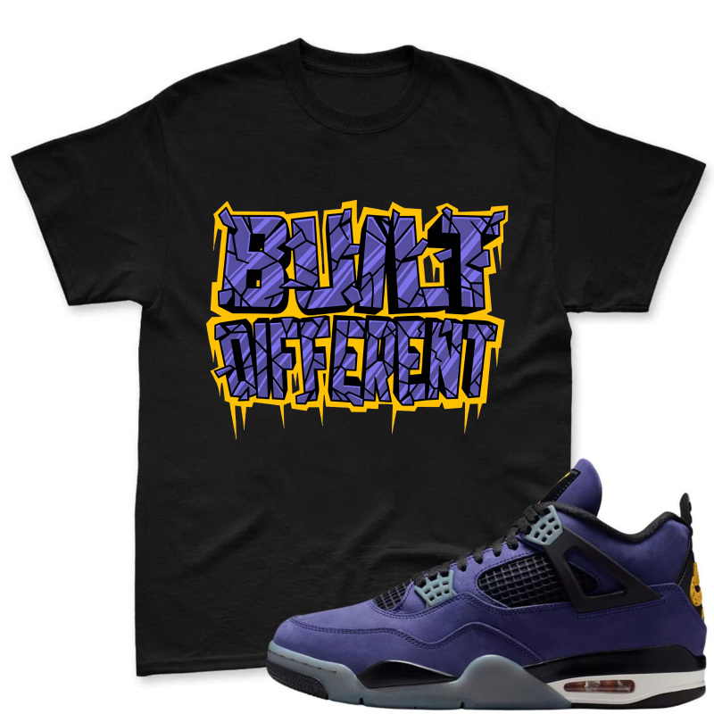 Bold Different Shirt To Match Jordan 4 Lakers Imperial Purple Sneaker Match Shirt