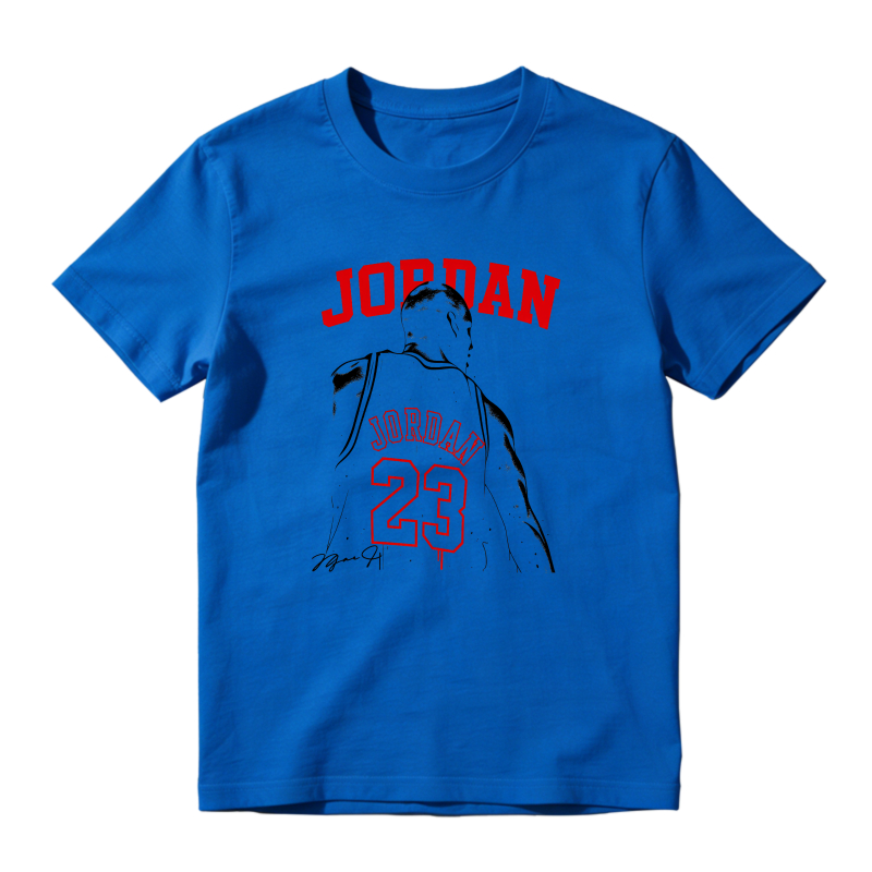 Jordan 23 Basketball Player Back View Shirt To Match Air Jordan 13 Chicago - Sneaker Match Shirt