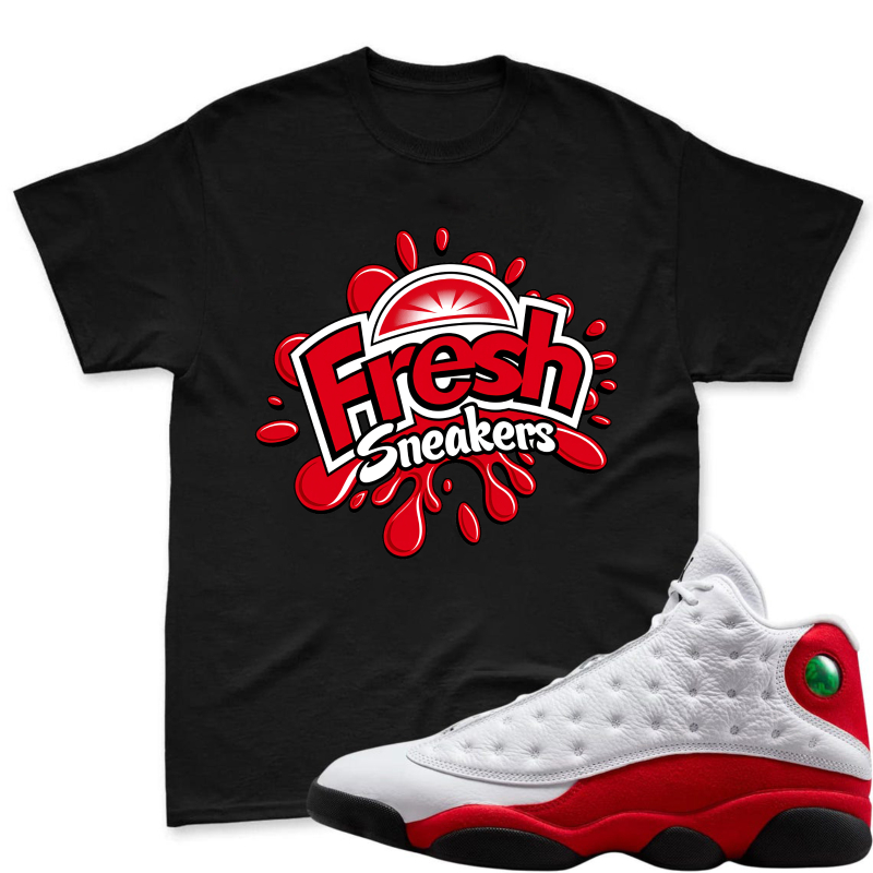 Fresh Sneakers Logo Shirt To Match Air Jordan 13 Chicago - Sneaker Match Shirt