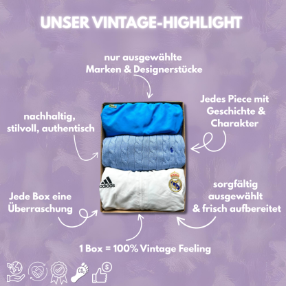 Vintage Trikot Box (1-3 Trikots)