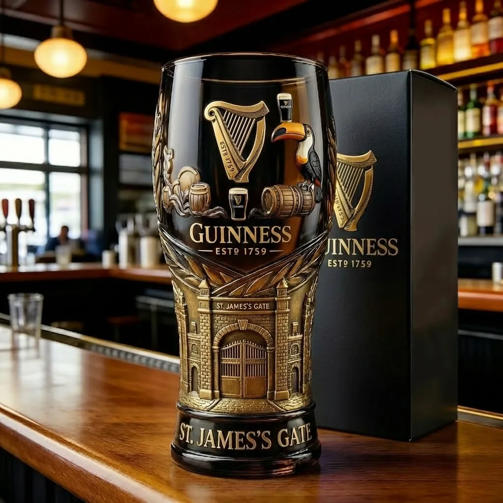 🔥Limited Edition🎁-🍻 The Guinness 1759 Heritage Pint Glass - Toucan Edition