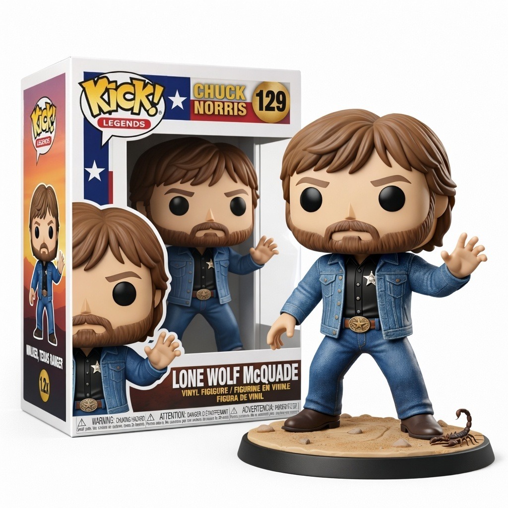 Chuck Norris Legends POP – Lone Wolf & Roundhouse Edition