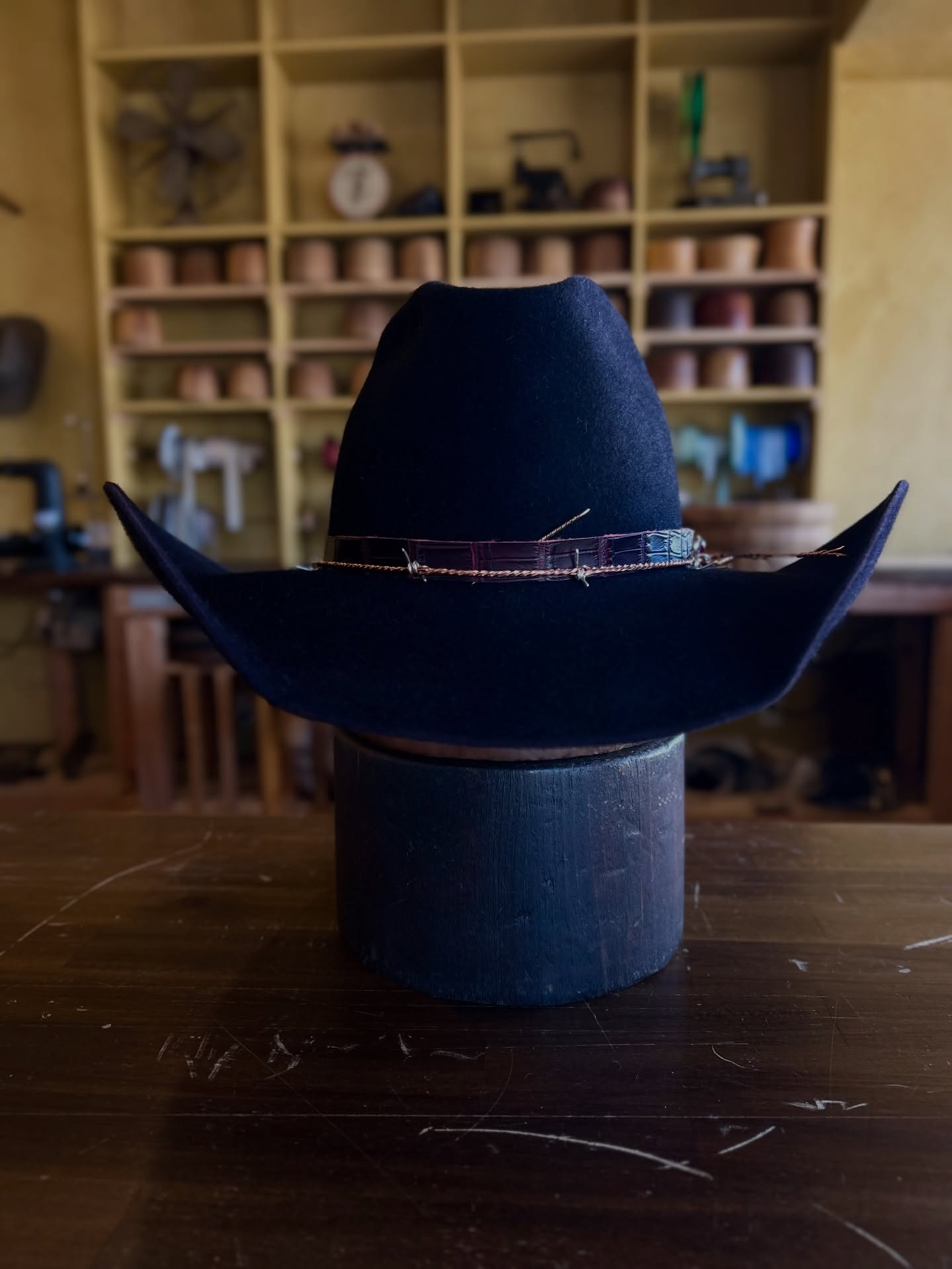 Crimson Outlaw – Black Cherry Beaver Hat