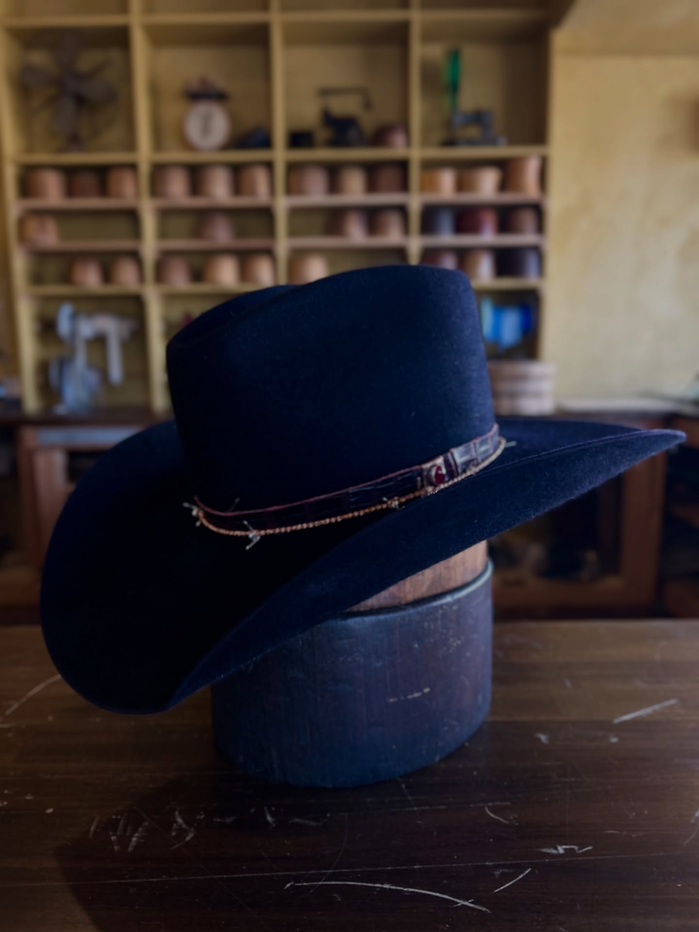 Crimson Outlaw – Black Cherry Beaver Hat