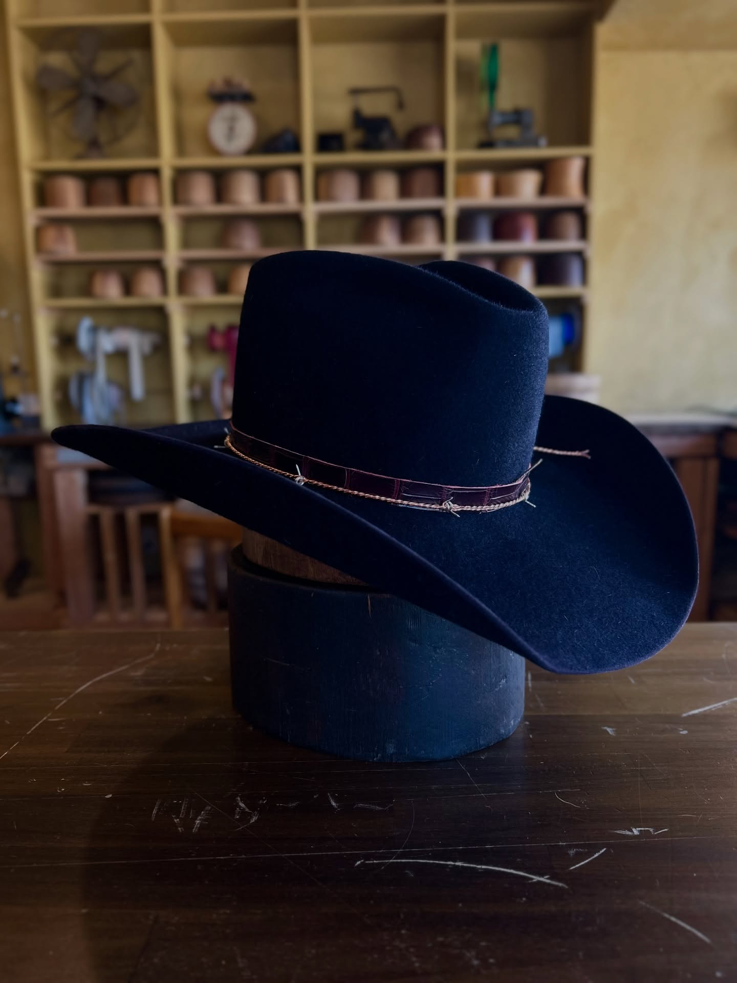 Crimson Outlaw – Black Cherry Beaver Hat