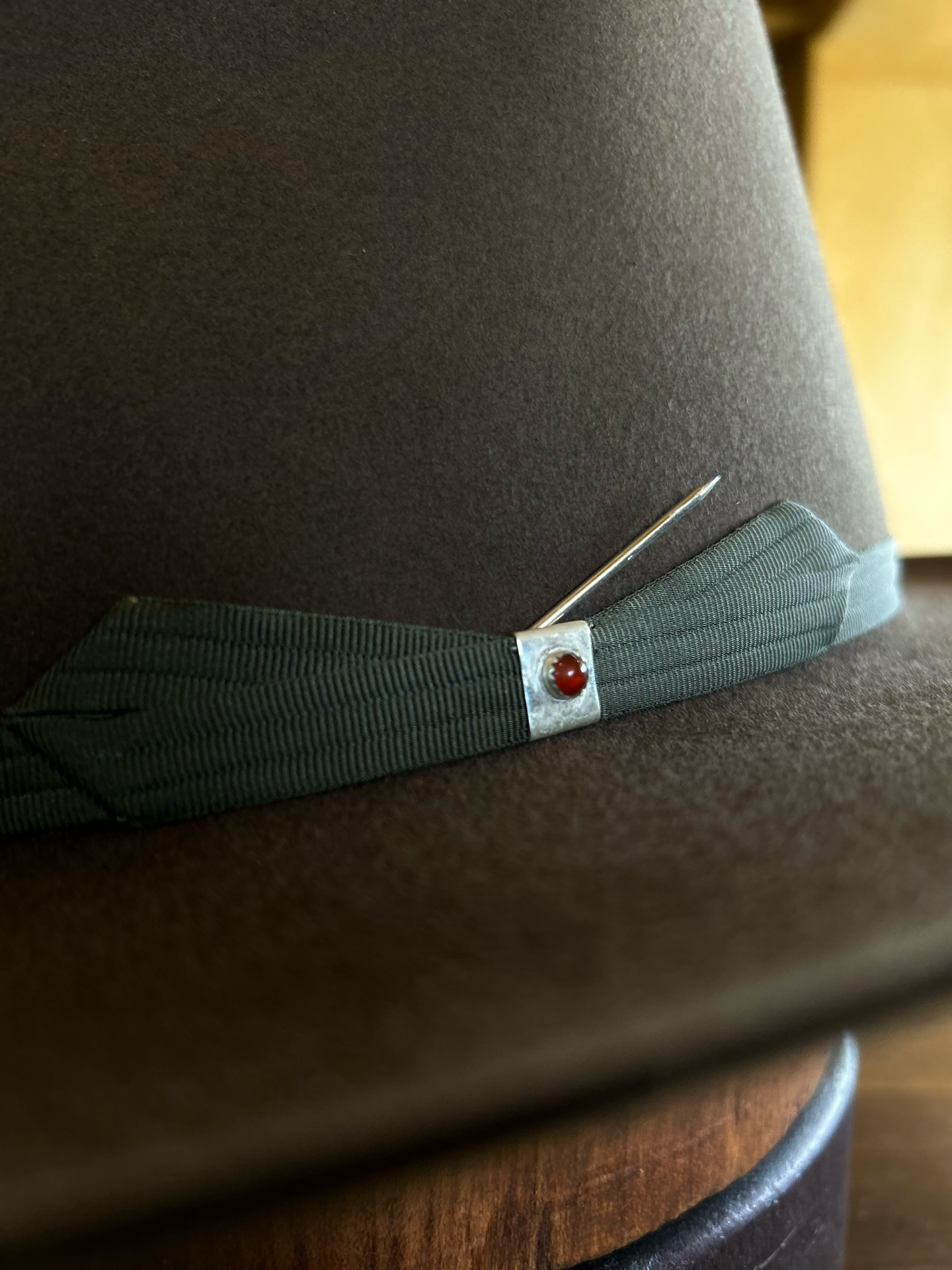 Pecan Feather Fedora