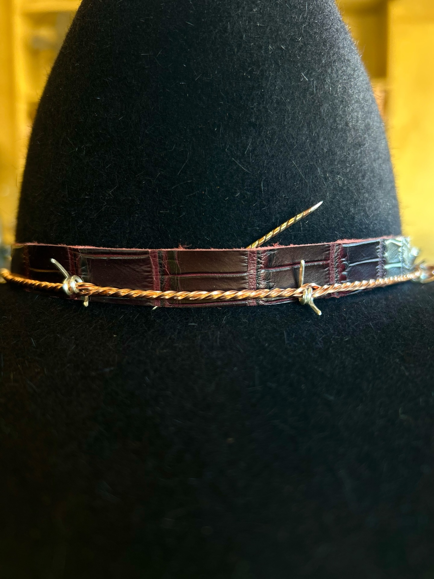 Crimson Outlaw – Black Cherry Beaver Hat