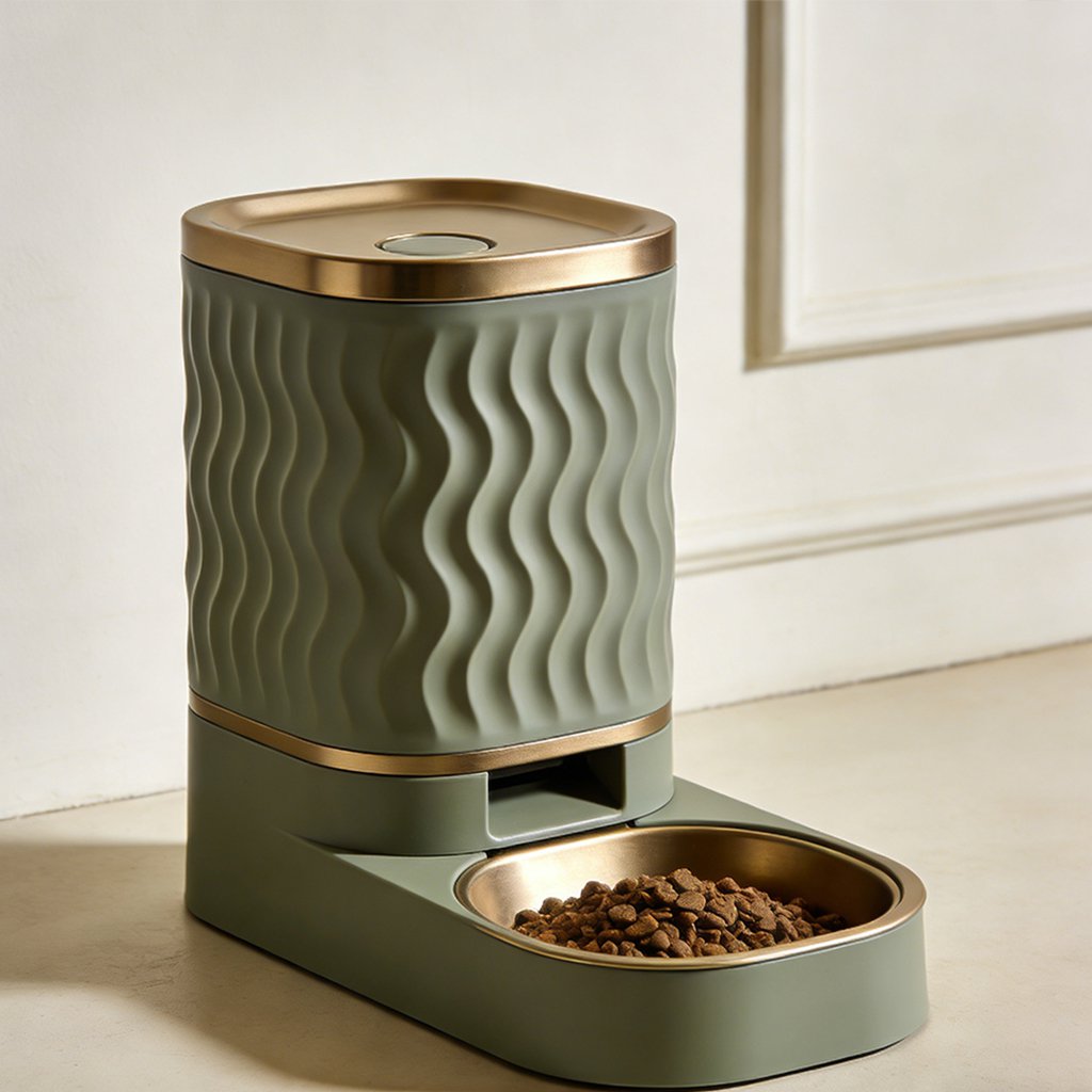 Automatischer Futterspender mit programmierbaren Zeiten