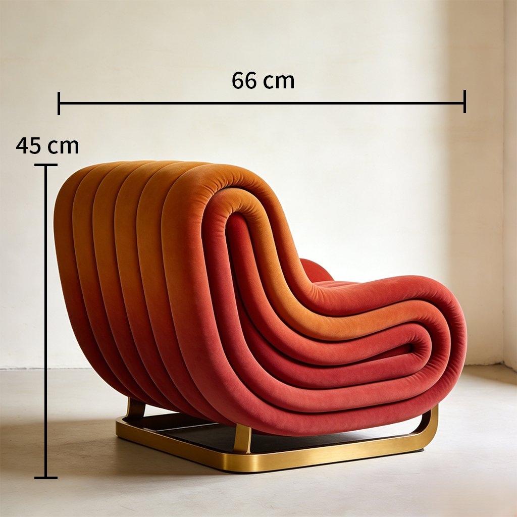 Komfortables Einzelsofa mit weichem Polster
