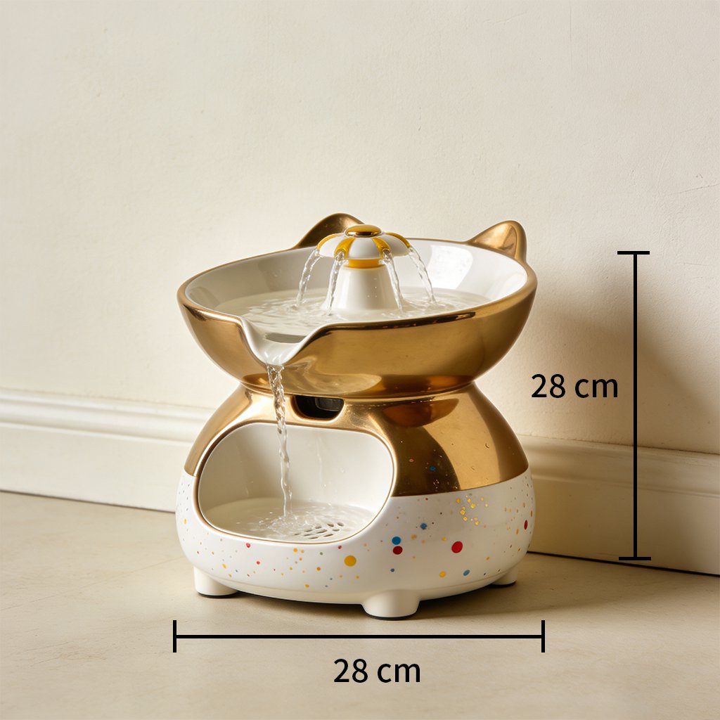 Trinkbrunnen für Haustiere mit hochwertigem Filtersystem