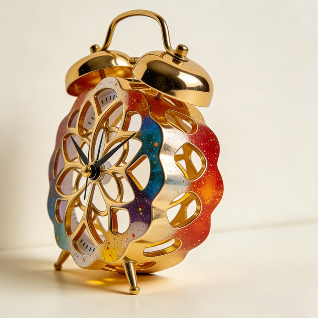 Minimalistischer Wecker mit klarer Anzeige