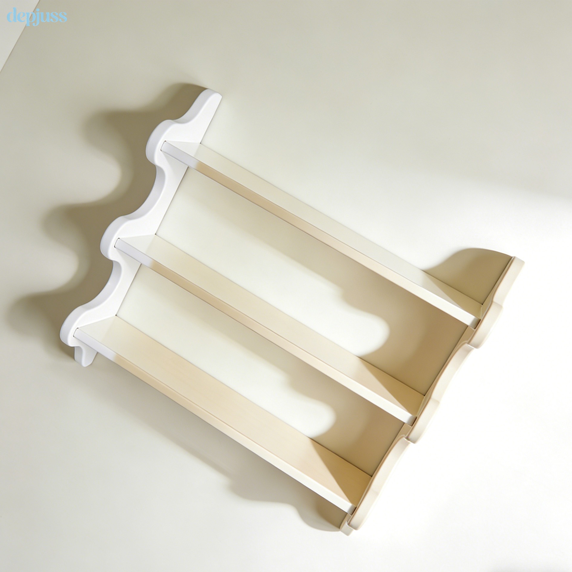 Wardrobe tiered shelf