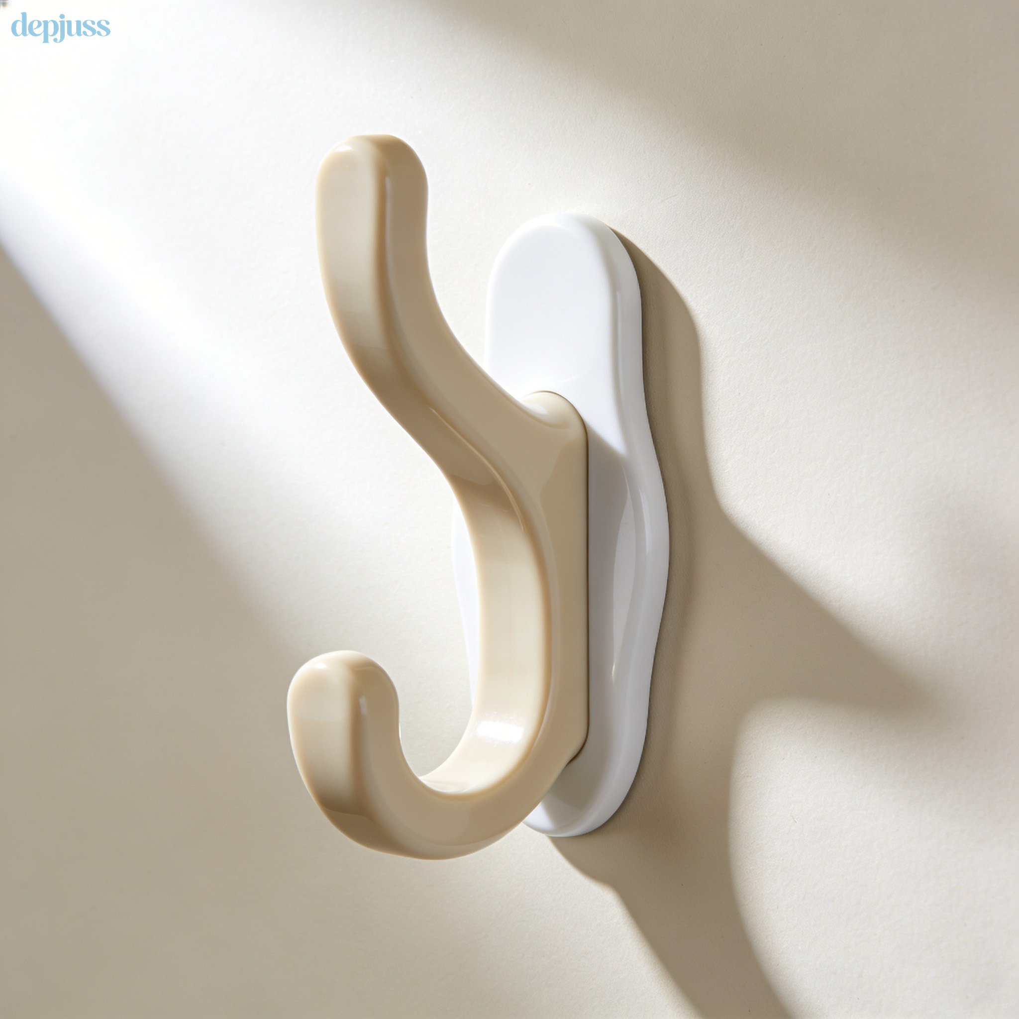 Easy to install metal door hooks for closet storage