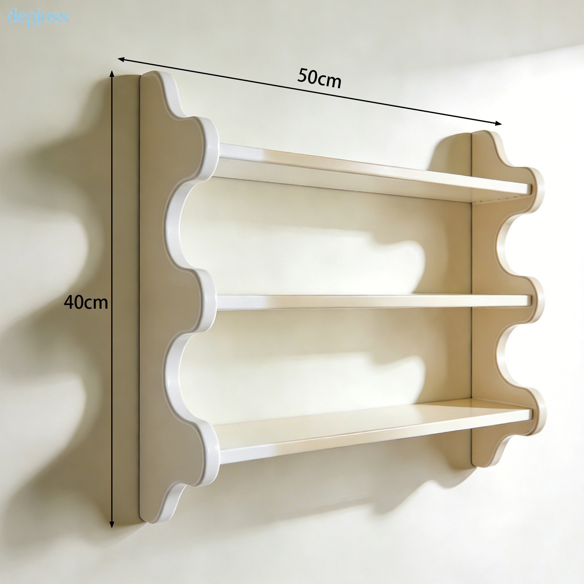 Durable wardrobe shelf with adjustable tiers