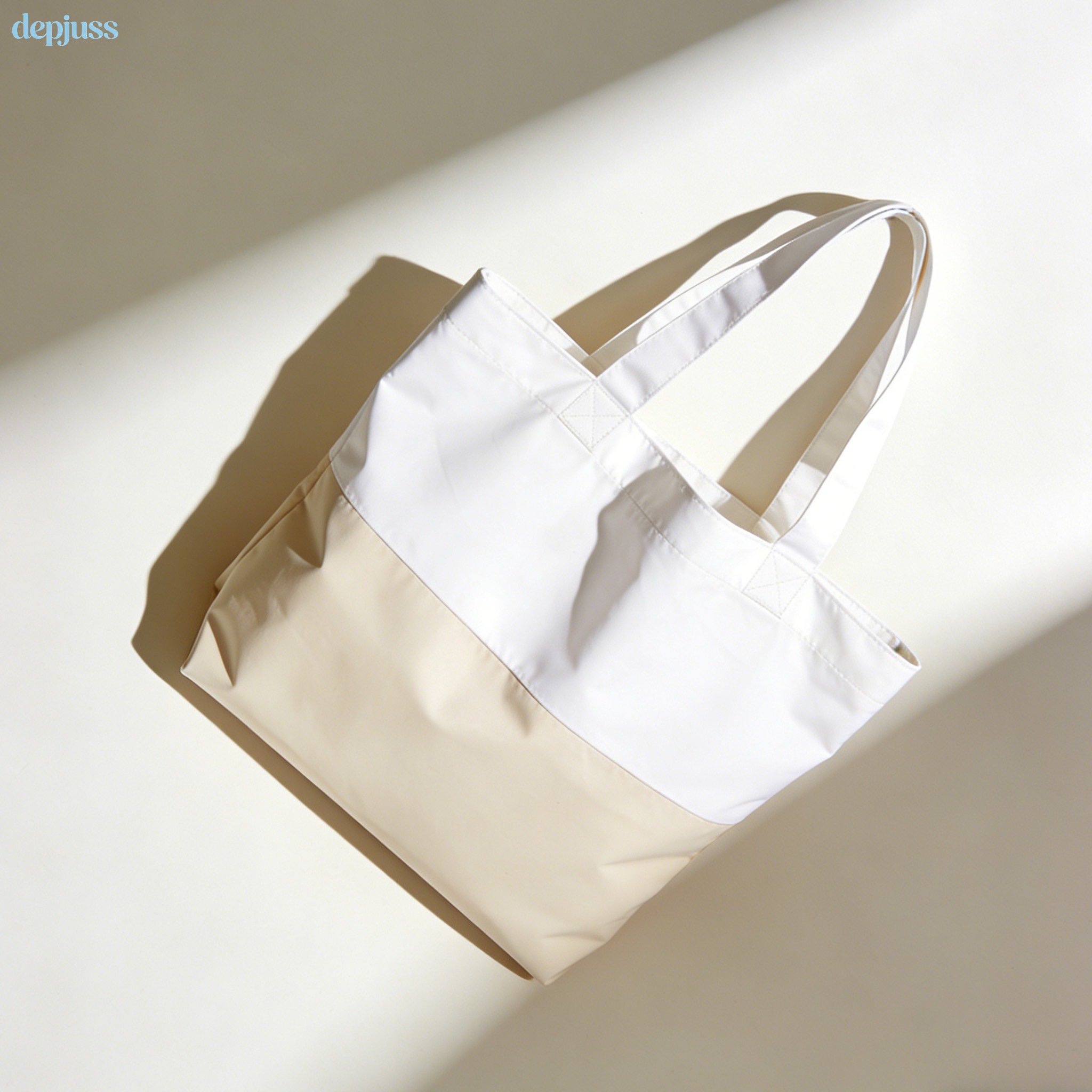 Front view of the large capacity tote bag
