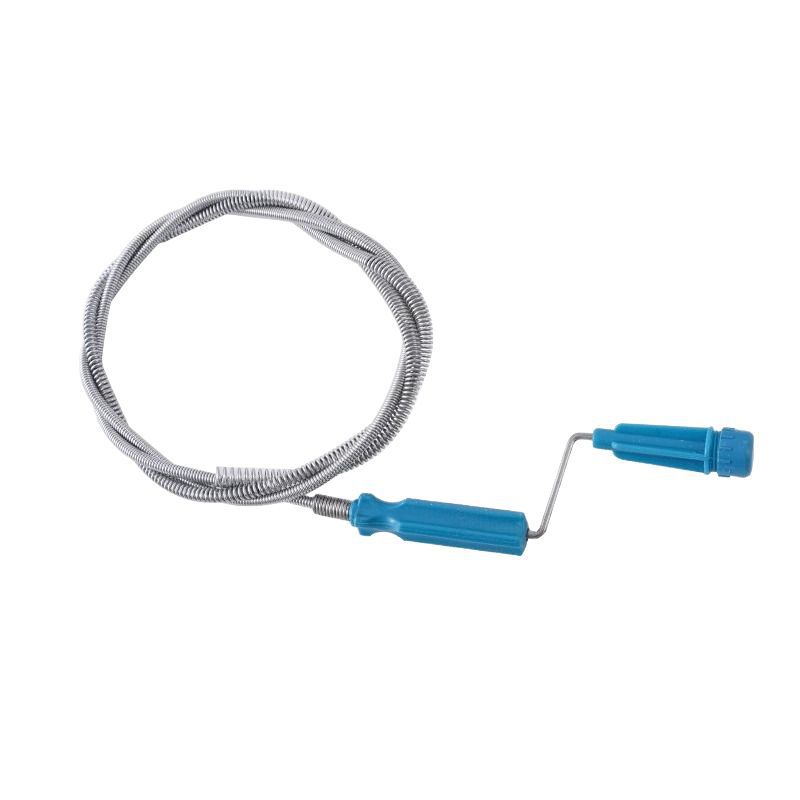 Hand-cranked drain cleaner