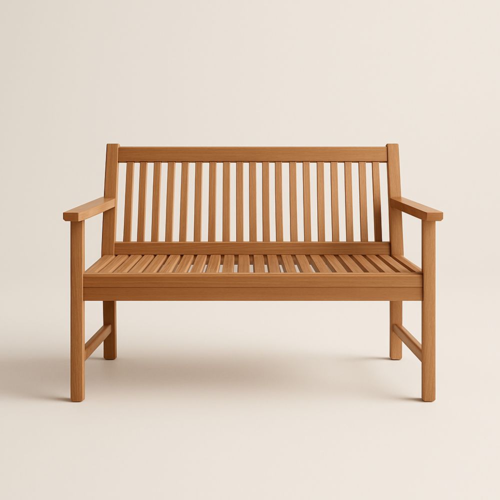 Panca in Legno Massello 120x60x85 cm