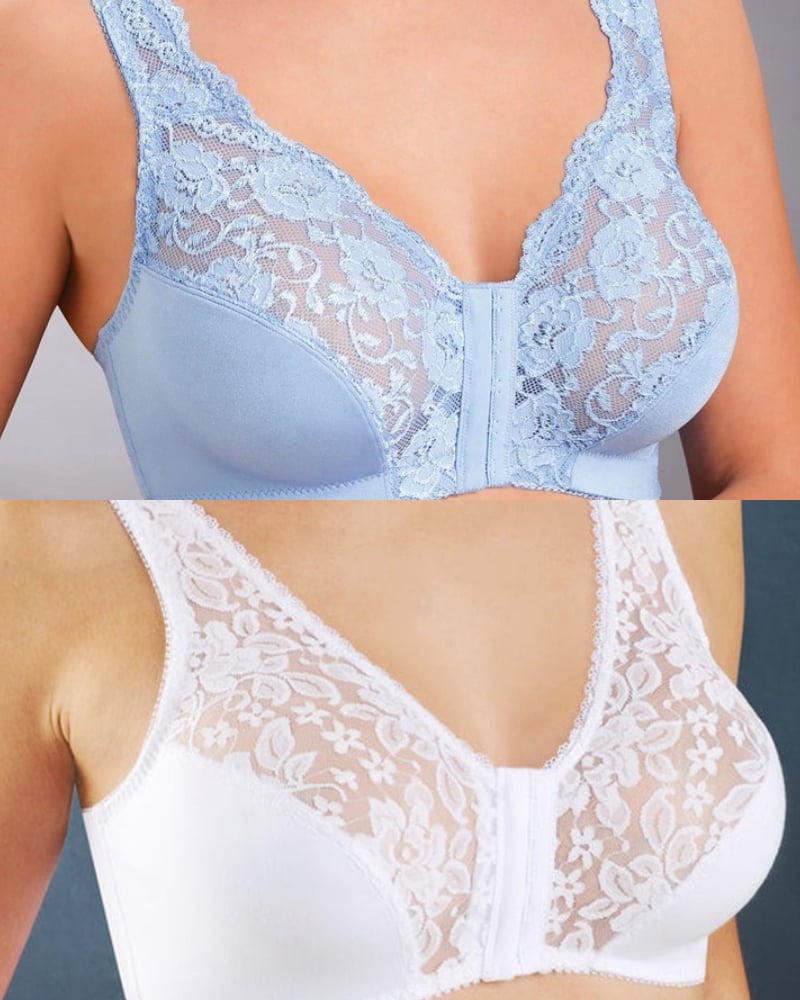 💖Front Hooks, Stretch-Lace, ALL IN ONE BRA!