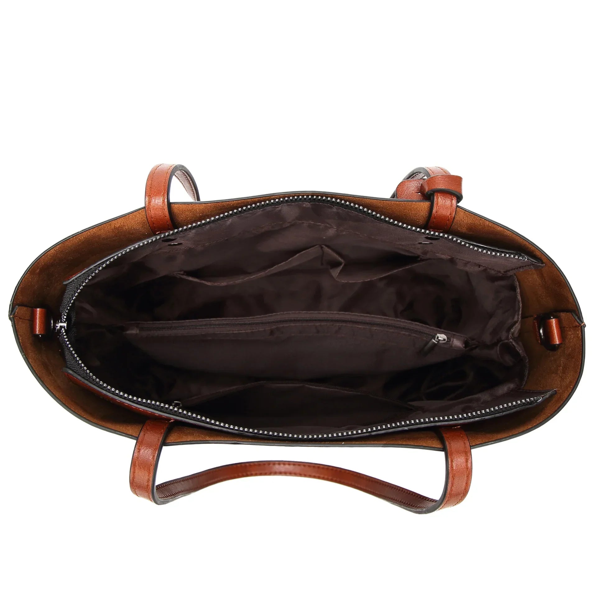 LEATHER CROSSBODY TOTE BAG