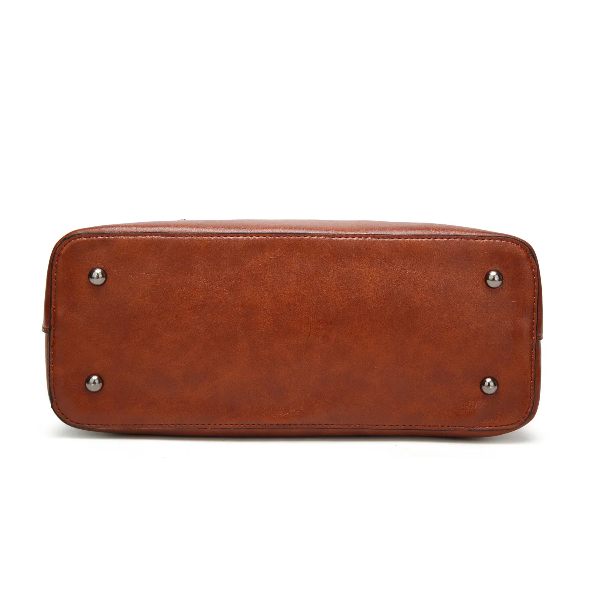LEATHER CROSSBODY TOTE BAG