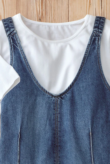 Easy Denim Jumpsuit