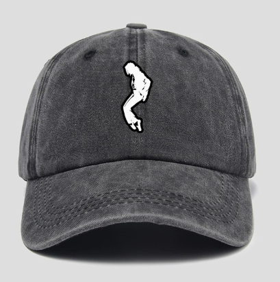 Michael Jackson Billie Jean Silhouette Cap, Retro Unisex Cotton Baseball Hat, Adjustable Fan Merch