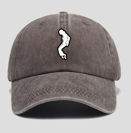 Michael Jackson Billie Jean Silhouette Cap, Retro Unisex Cotton Baseball Hat, Adjustable Fan Merch
