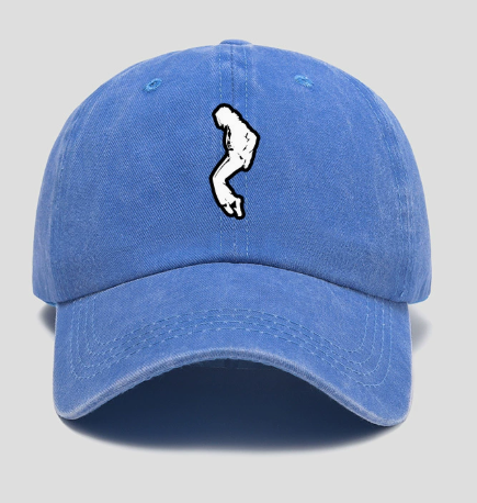 Michael Jackson Billie Jean Silhouette Cap, Retro Unisex Cotton Baseball Hat, Adjustable Fan Merch